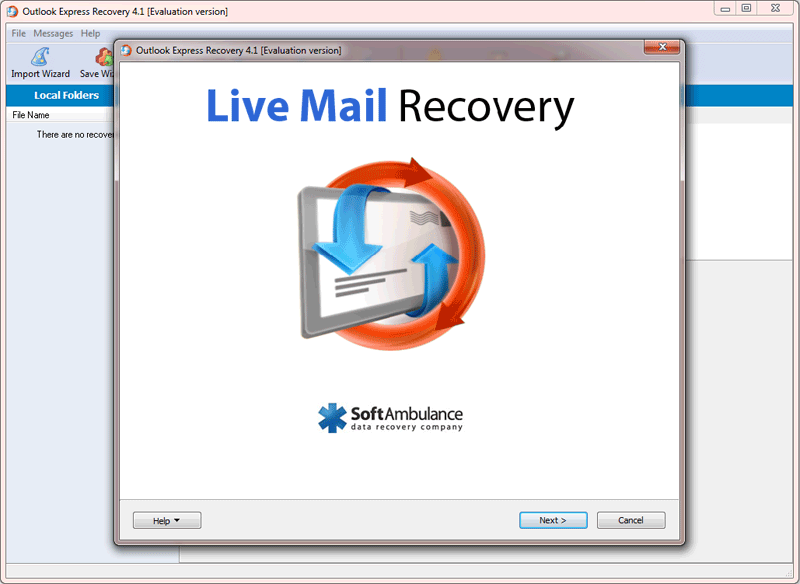 SoftAmbulance Live Mail Recovery Windows 11 download