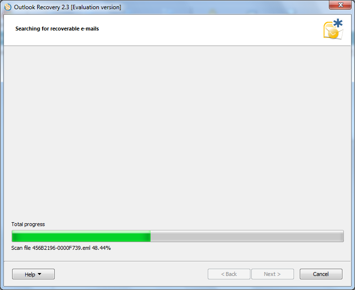 MS outlook recovery