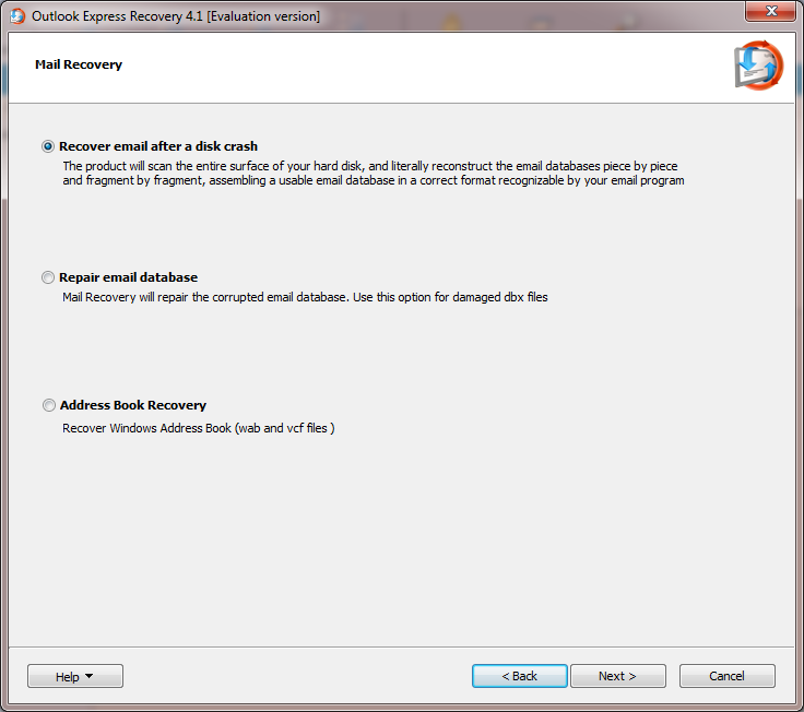 Outlook Express recovery software